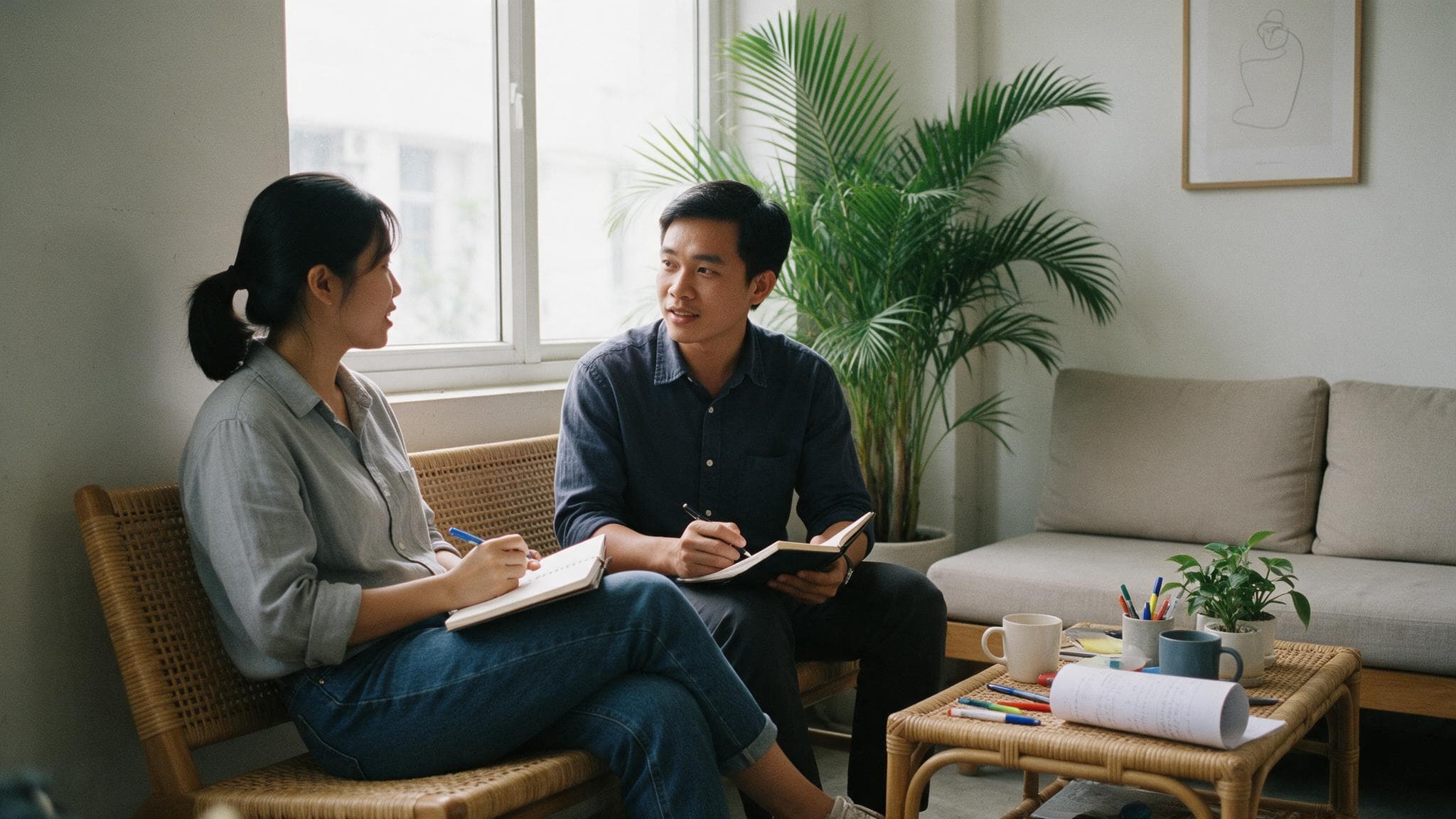 Họp một kèm một mười lăm phút