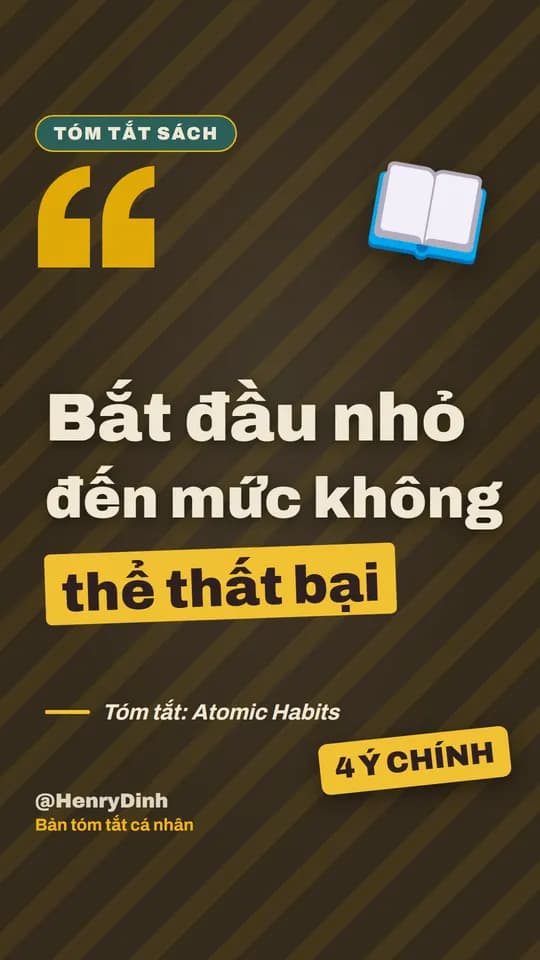 Ảnh bìa video mẫu dạng Tóm tắt sách