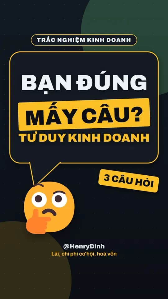 Ảnh bìa video mẫu dạng Đố vui